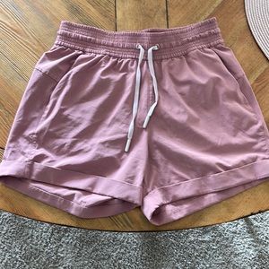 Mauve pink lululemon size 4 shorts